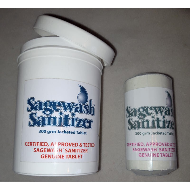 Tablette pour pulvérisateur Hydro Venturi 250ppm Sagewash Sanitizer